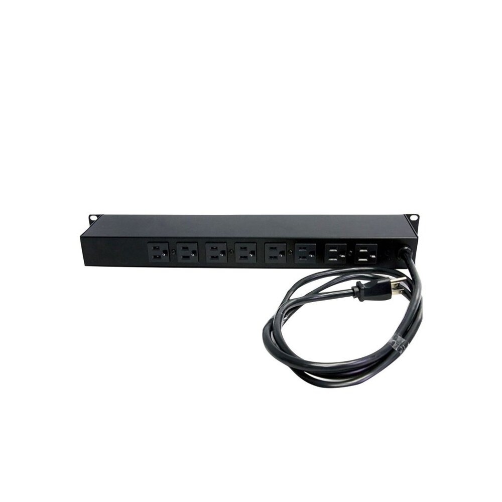 Startech 8-Outlet PDU Power Distribution Unit 125V 15A UL Part #RKPW081915